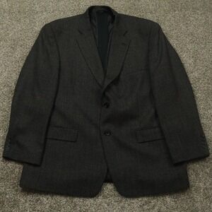 Haggar blazer mens 46R Gray Tweed Wool Sport Coat Business Casual Career‎